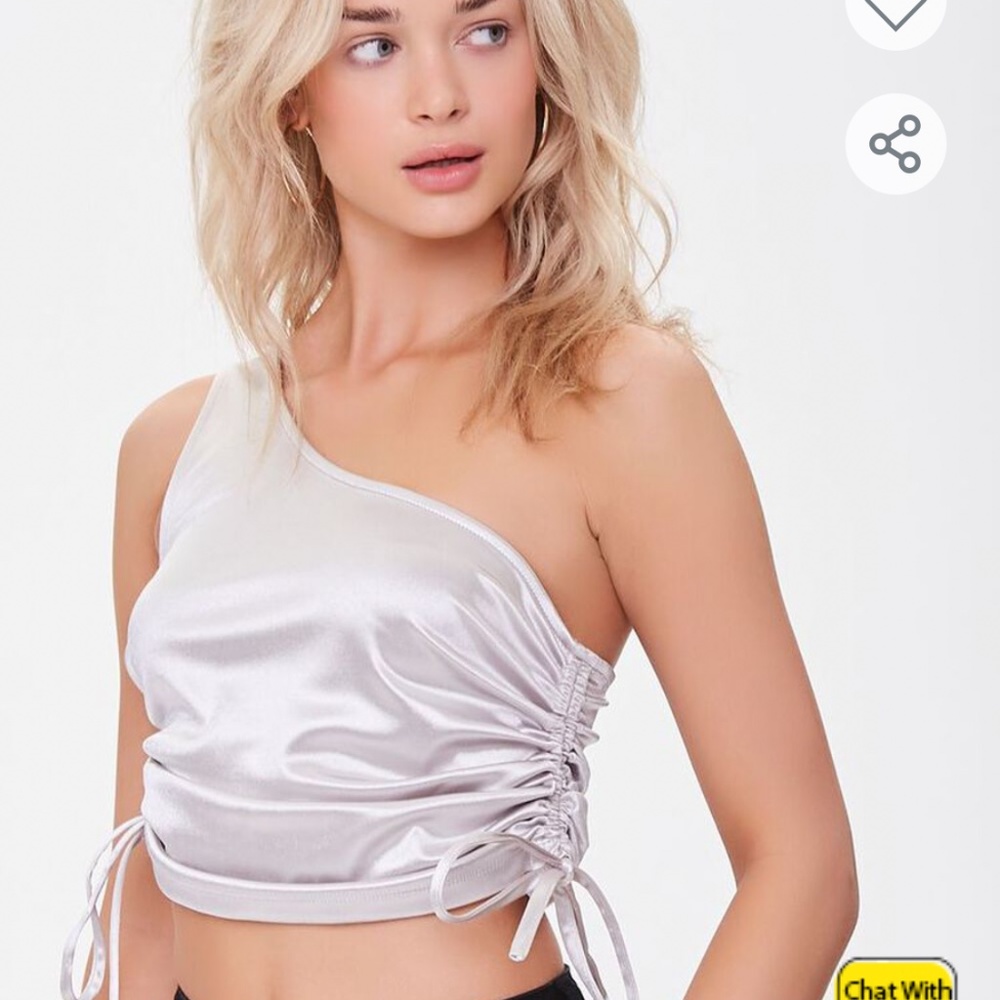 Forever 21 metallic top